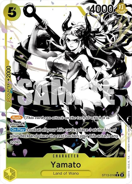Yamato (Parallel), Ultra Deck: The Three Brothers ST13-016