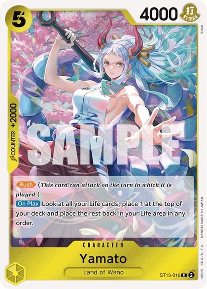 Yamato, Ultra Deck: The Three Brothers ST13-016