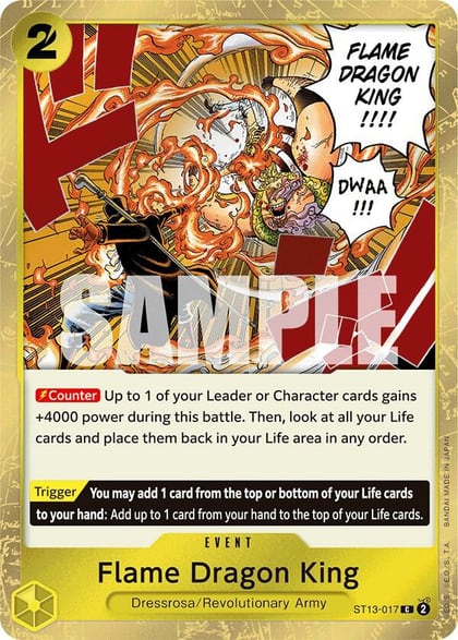Flame Dragon King, Ultra Deck: The Three Brothers ST13-017