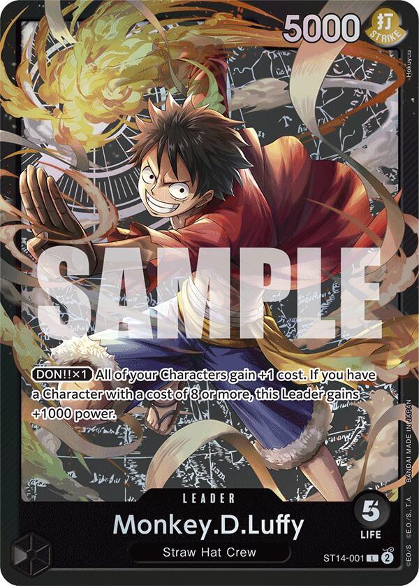 Monkey.D.Luffy (001), Starter Deck 14: 3D2Y ST14-001