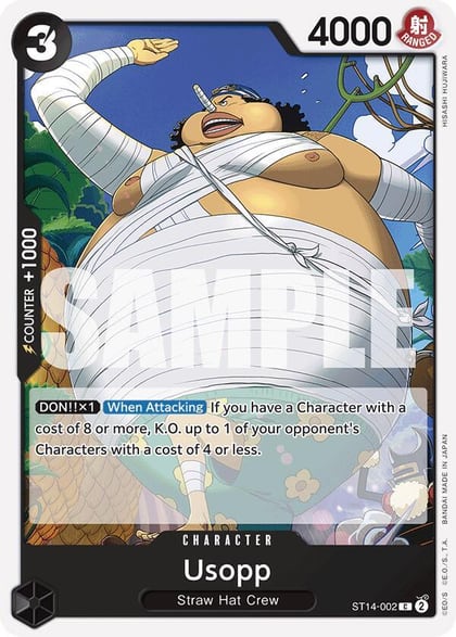 Usopp, Starter Deck 14: 3D2Y ST14-002