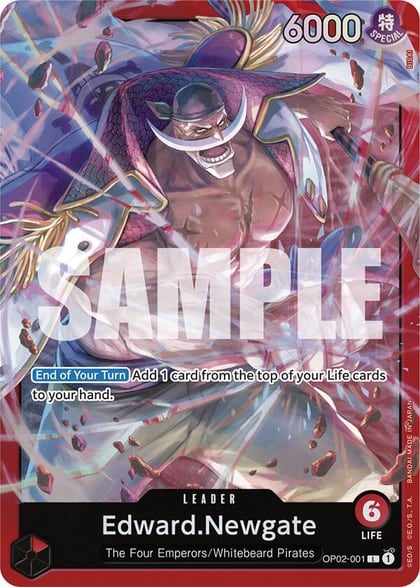 Edward.Newgate (OP02-001), Starter Deck 15: RED Edward.Newgate OP02-001