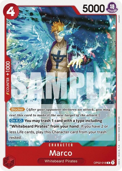 Marco, Starter Deck 15: RED Edward.Newgate OP02-018