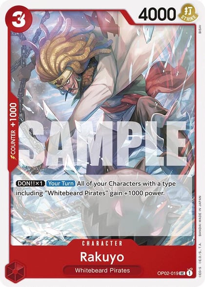 Rakuyo, Starter Deck 15: RED Edward.Newgate OP02-019