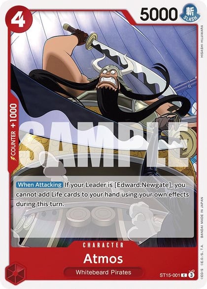 Atmos, Starter Deck 15: RED Edward.Newgate ST15-001