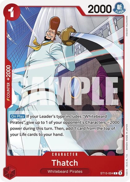 Thatch, Starter Deck 15: RED Edward.Newgate ST15-004