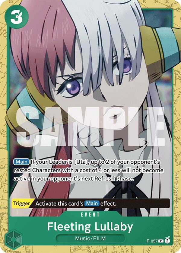 Fleeting Lullaby, Starter Deck 16: GREEN Uta P-057