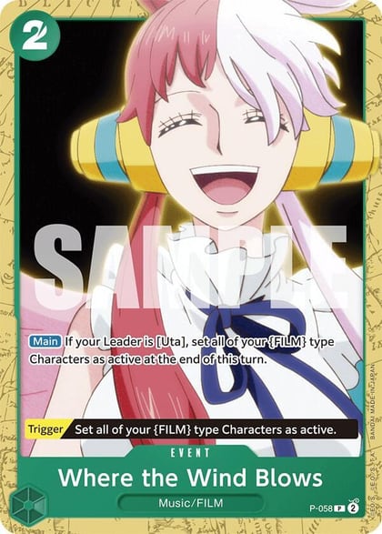 Where the Wind Blows, Starter Deck 16: GREEN Uta P-058