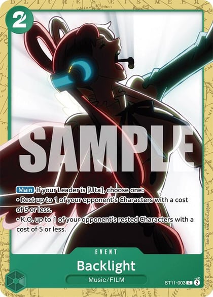 Backlight, Starter Deck 16: GREEN Uta ST11-003