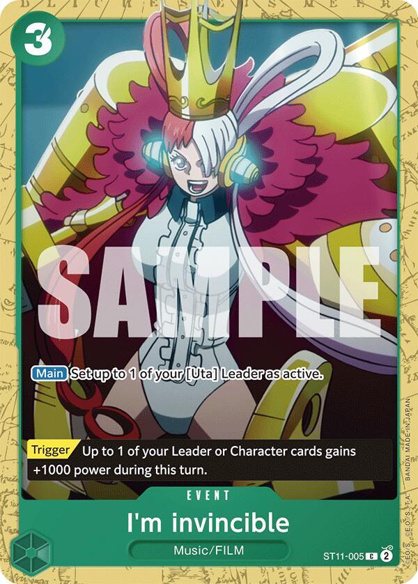 I'm invincible, Starter Deck 16: GREEN Uta ST11-005