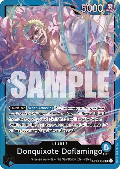 Donquixote Doflamingo (OP01-060), Starter Deck 17: BLUE Donquixote Doflamingo OP01-060
