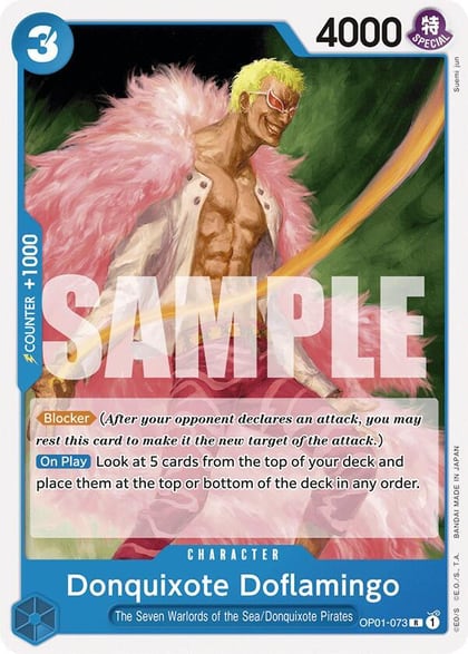 Donquixote Doflamingo (OP01-073), Starter Deck 17: BLUE Donquixote Doflamingo OP01-073