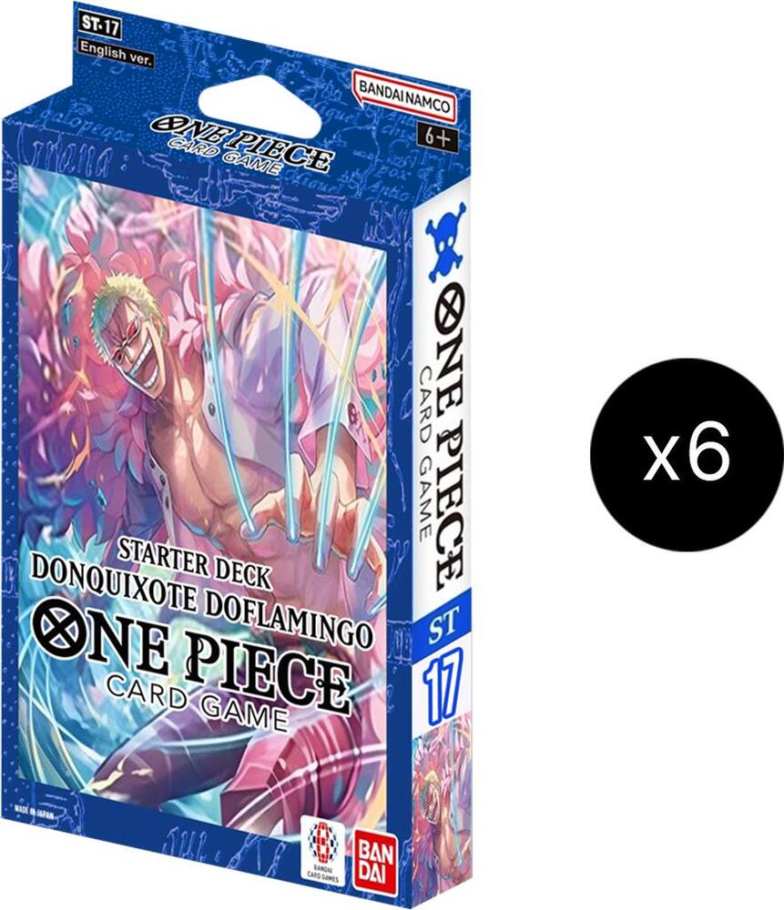 Starter Deck 17: BLUE Donquixote Doflamingo Display, Starter Deck 17: BLUE Donquixote Doflamingo P545040