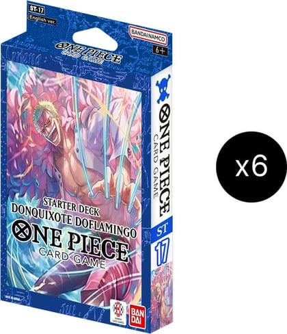 Starter Deck 17: BLUE Donquixote Doflamingo Display, Starter Deck 17: BLUE Donquixote Doflamingo P545040