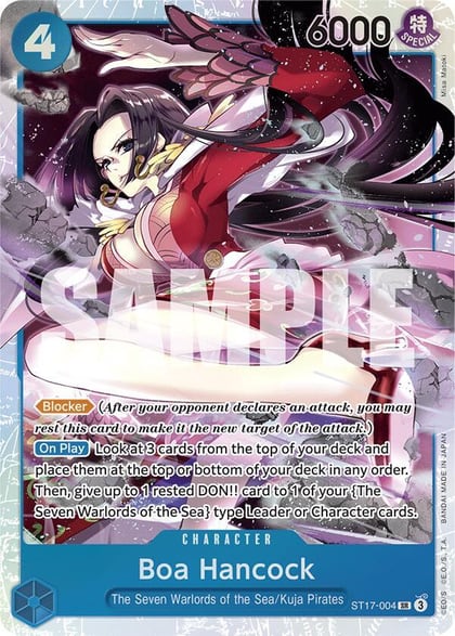 Boa Hancock, Starter Deck 17: BLUE Donquixote Doflamingo ST17-004