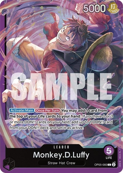 Monkey.D.Luffy (OP05-060), Starter Deck 18: PURPLE Monkey.D.Luffy OP05-060