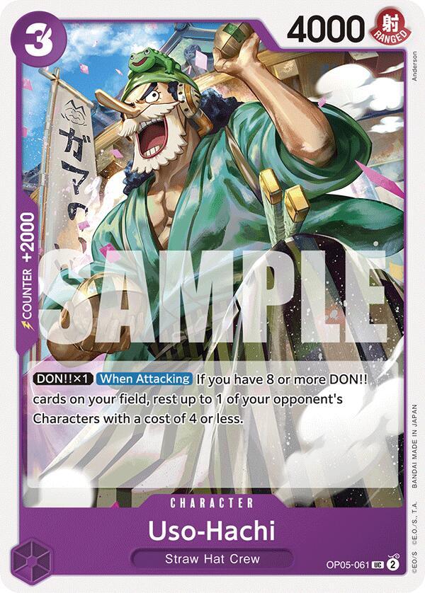 Uso-Hachi (OP05-061), Starter Deck 18: PURPLE Monkey.D.Luffy OP05-061