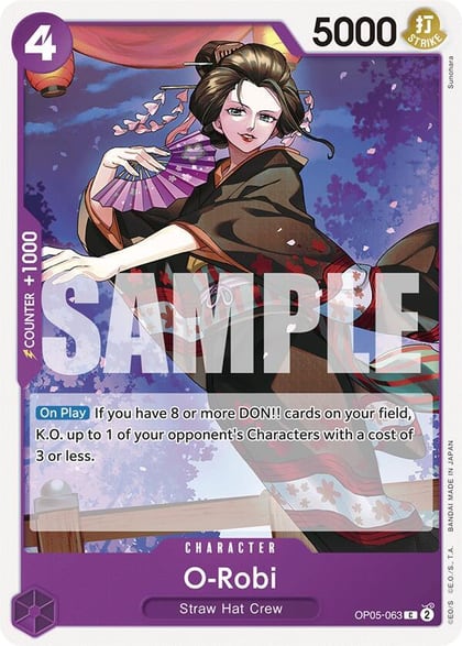 O-Robi, Starter Deck 18: PURPLE Monkey.D.Luffy OP05-063