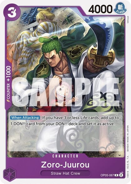 Zoro-Juurou (OP05-067), Starter Deck 18: PURPLE Monkey.D.Luffy OP05-067