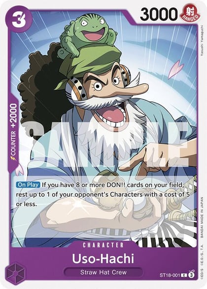 Uso-Hachi (ST18-001), Starter Deck 18: PURPLE Monkey.D.Luffy ST18-001