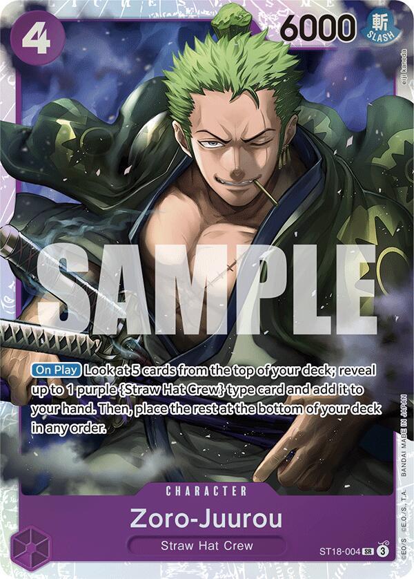 Zoro-Juurou (ST18-004), Starter Deck 18: PURPLE Monkey.D.Luffy ST18-004