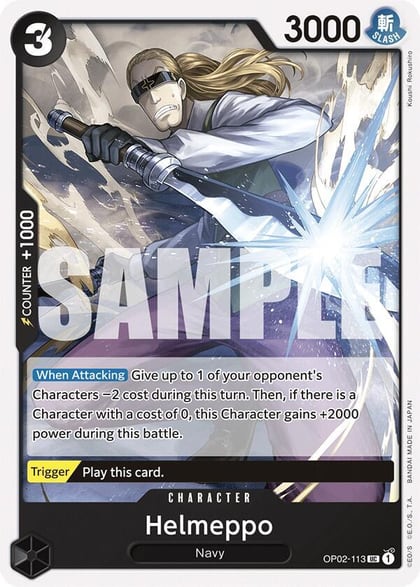 Helmeppo, Starter Deck 19: BLACK Smoker OP02-113