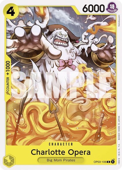 Charlotte Opera, Starter Deck 20: YELLOW Charlotte Katakuri OP03-106