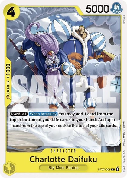 Charlotte Daifuku, Starter Deck 20: YELLOW Charlotte Katakuri ST07-005