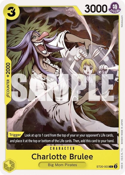 Charlotte Brulee, Starter Deck 20: YELLOW Charlotte Katakuri ST20-003