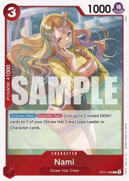 Nami, Starter Deck EX: Gear 5 ST21-009