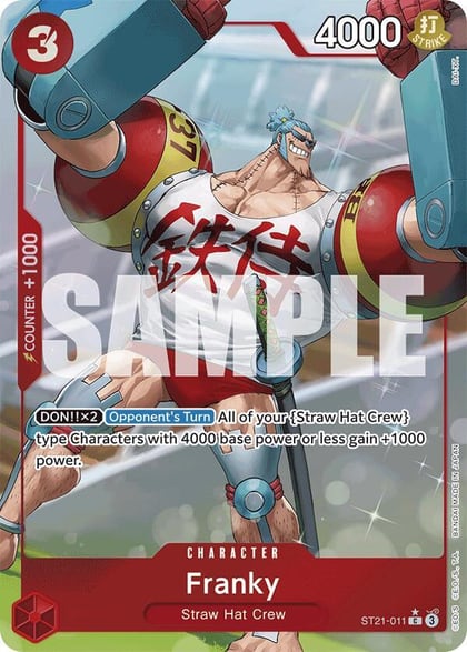Franky (Parallel), Starter Deck EX: Gear 5 ST21-011