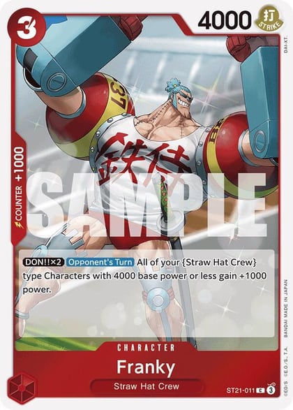 Franky, Starter Deck EX: Gear 5 ST21-011