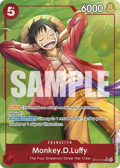 Monkey.D.Luffy (014) (Parallel), Starter Deck EX: Gear 5 ST21-014