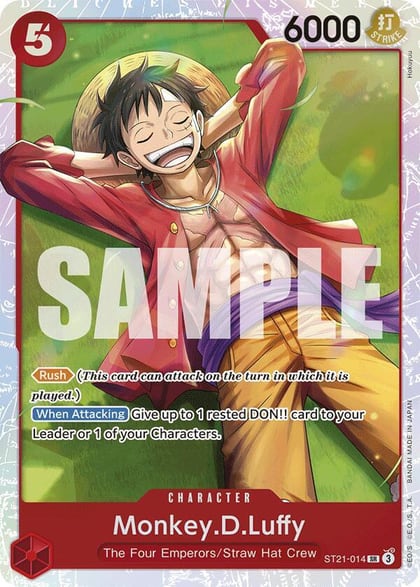 Monkey.D.Luffy (014), Starter Deck EX: Gear 5 ST21-014