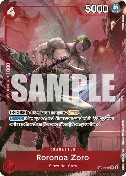 Roronoa Zoro (Parallel), Starter Deck EX: Gear 5 ST21-015