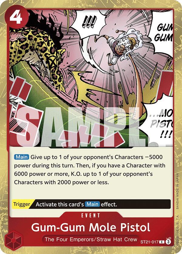 Gum-Gum Mole Pistol, Starter Deck EX: Gear 5 ST21-017