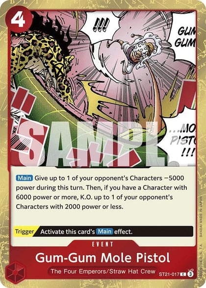 Gum-Gum Mole Pistol, Starter Deck EX: Gear 5 ST21-017