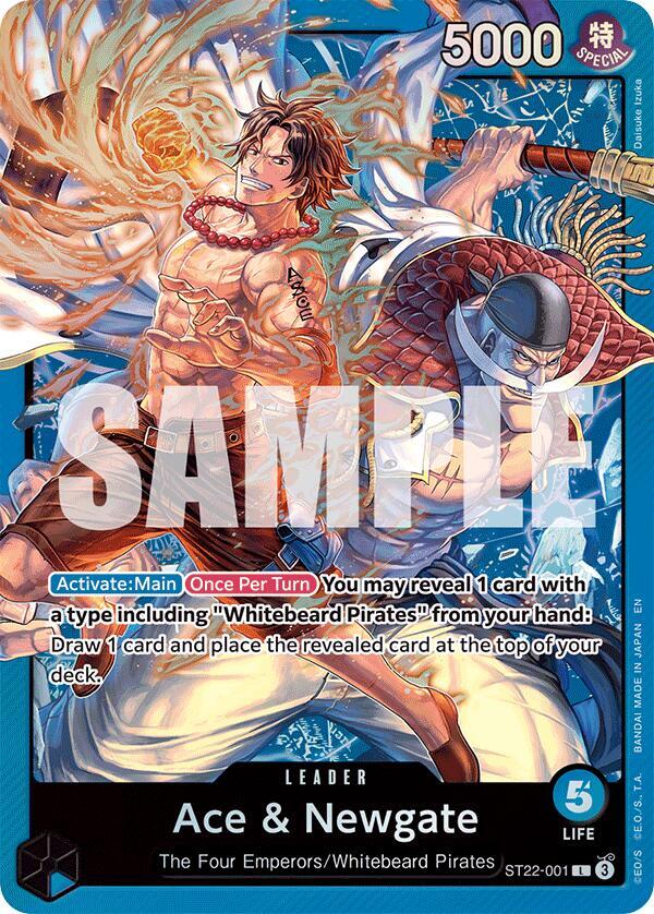 Ace & Newgate, Starter Deck 22: Ace & Newgate ST22-001
