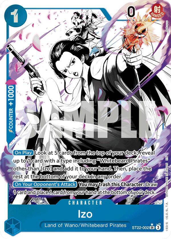 Izo (Parallel), Starter Deck 22: Ace & Newgate ST22-002