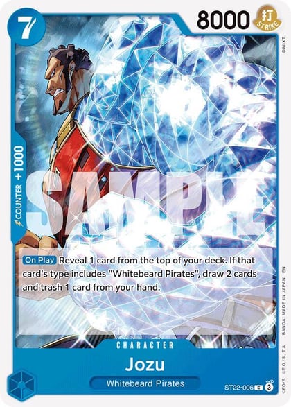 Jozu, Starter Deck 22: Ace & Newgate ST22-006