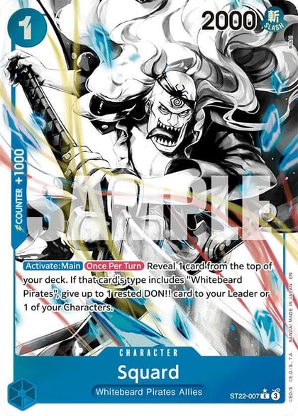 Squard (Parallel), Starter Deck 22: Ace & Newgate ST22-007