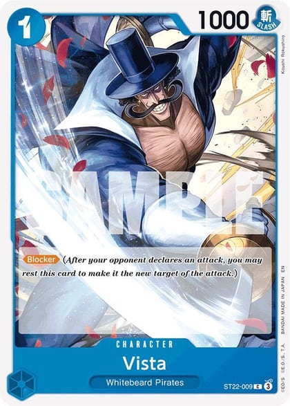 Vista, Starter Deck 22: Ace & Newgate ST22-009