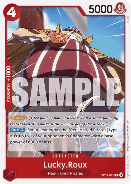 Lucky.Roux (Reprint), Starter Deck 23: RED Shanks OP09-015