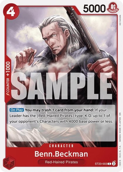 Benn.Beckman, Starter Deck 23: RED Shanks ST23-003