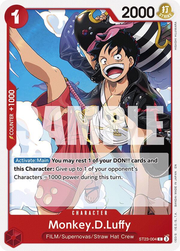 Monkey.D.Luffy, Starter Deck 23: RED Shanks ST23-004