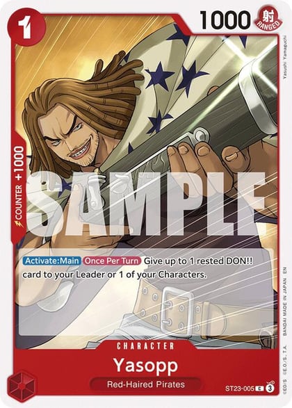 Yasopp, Starter Deck 23: RED Shanks ST23-005
