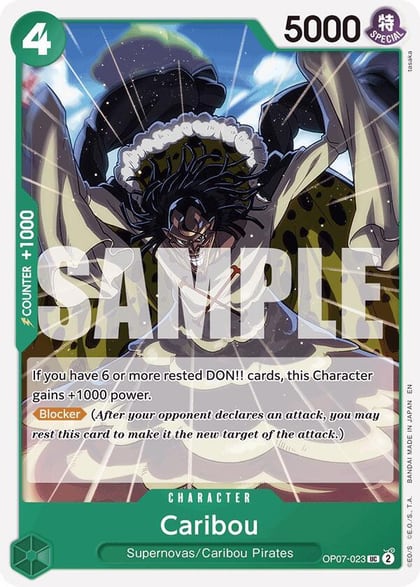 Caribou (Reprint), Starter Deck 24: GREEN Jewelry Bonney OP07-023