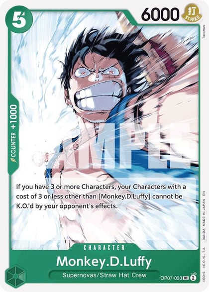 Monkey.D.Luffy (Reprint), Starter Deck 24: GREEN Jewelry Bonney OP07-033
