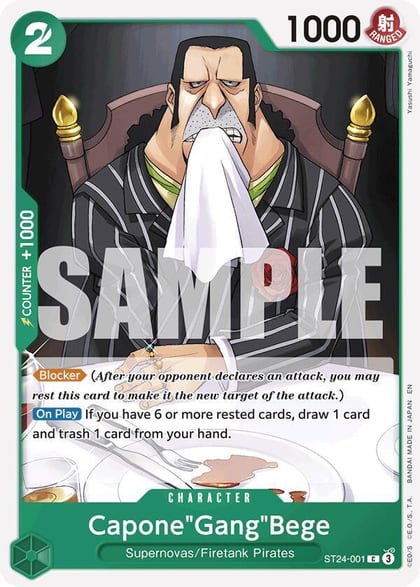 Capone"Gang"Bege, Starter Deck 24: GREEN Jewelry Bonney ST24-001