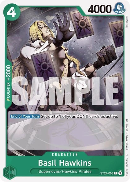 Basil Hawkins, Starter Deck 24: GREEN Jewelry Bonney ST24-003